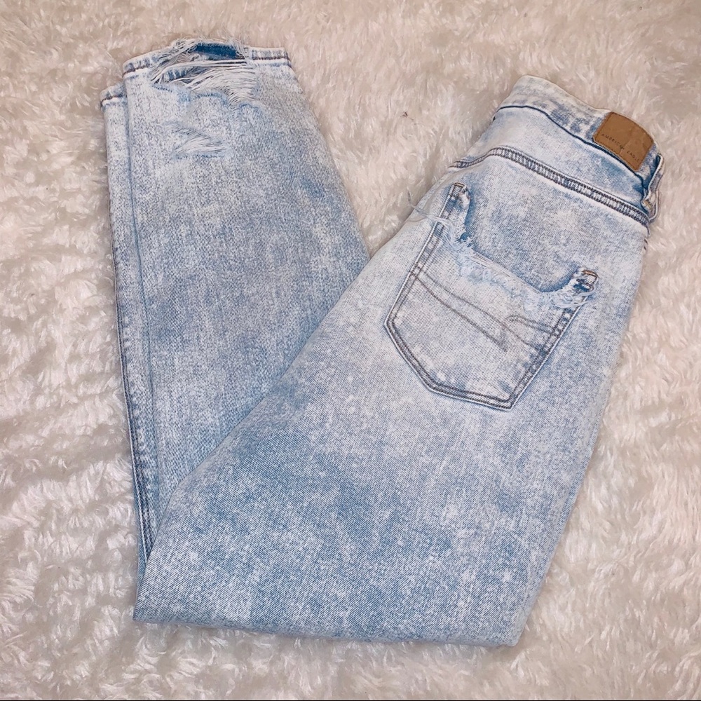 skinny curvy mom denim jeans 12 American Eagle - Picture 4 of 7